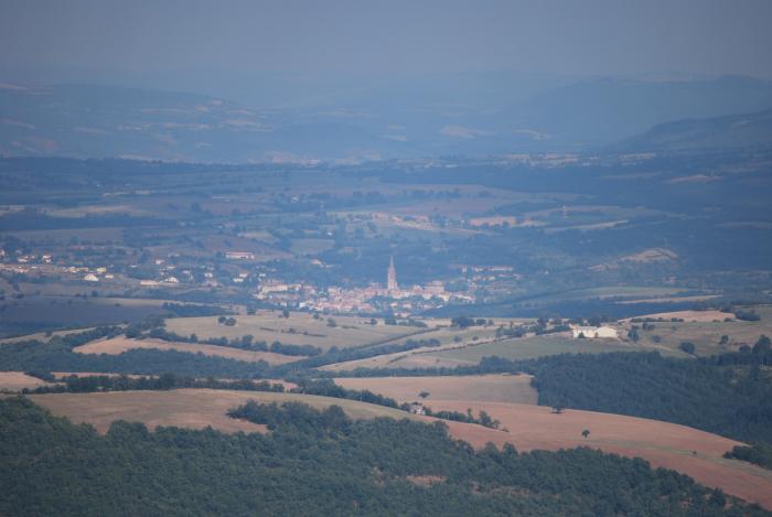 Vue panoramique depuis Laval-Roquecézière